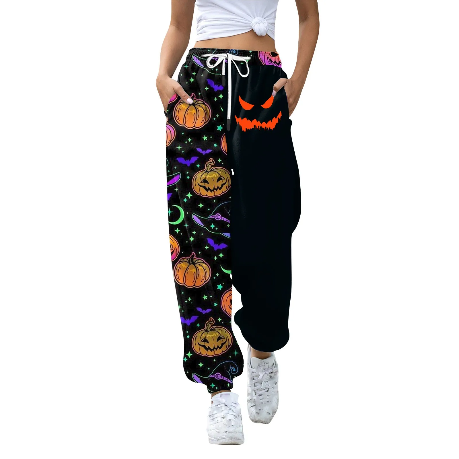 Women\'S Casual Fashion Halloween Print Casual Pants Pantalones De Mujer CalçA Pantalona Feminina Pants For Women брюки женские