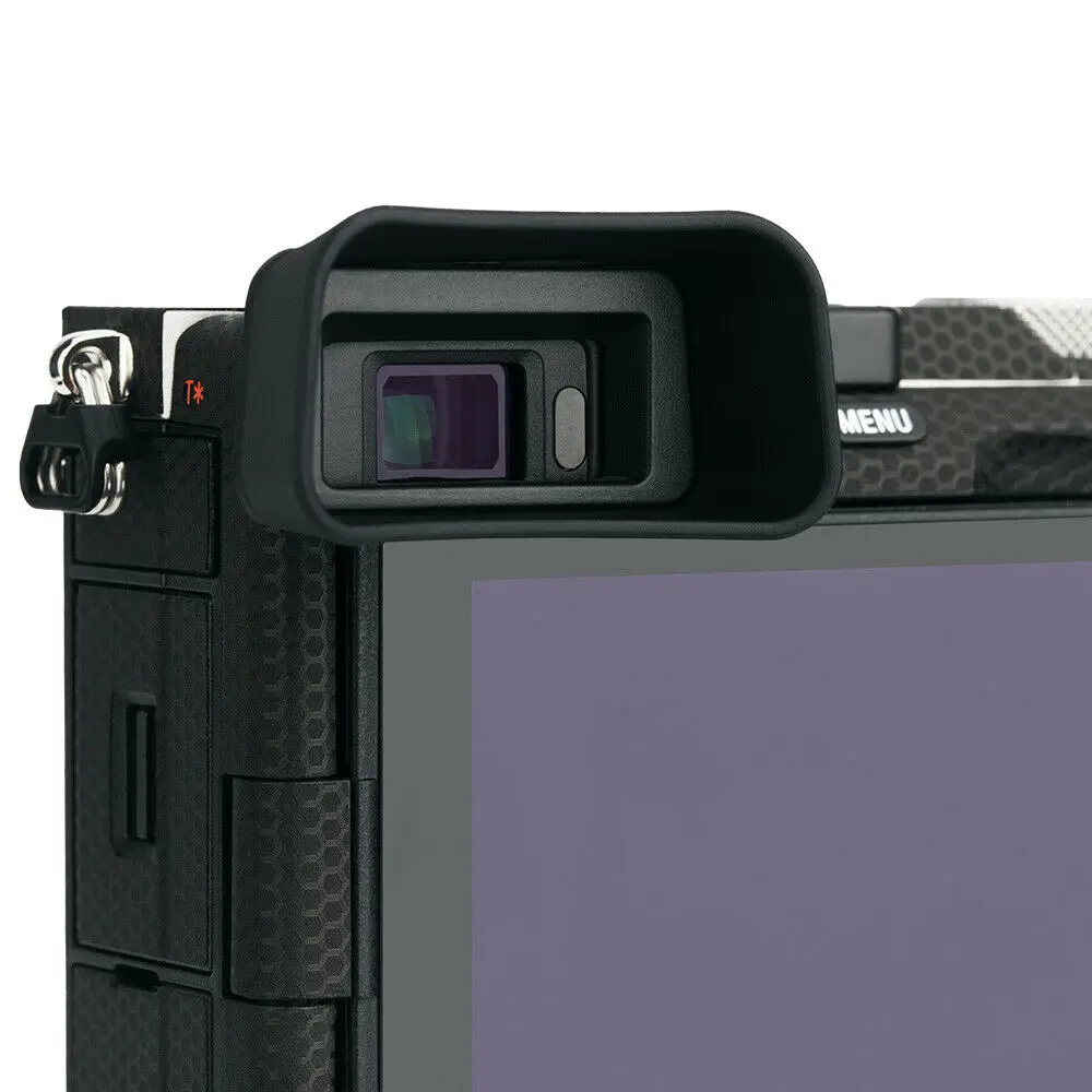 Miękka silikonowa długa muszla oczna do aparatów Sony A7C Alpha 7C ILCE-7C Akcesoria Rozszerzona muszla oczna Okular Wizjer