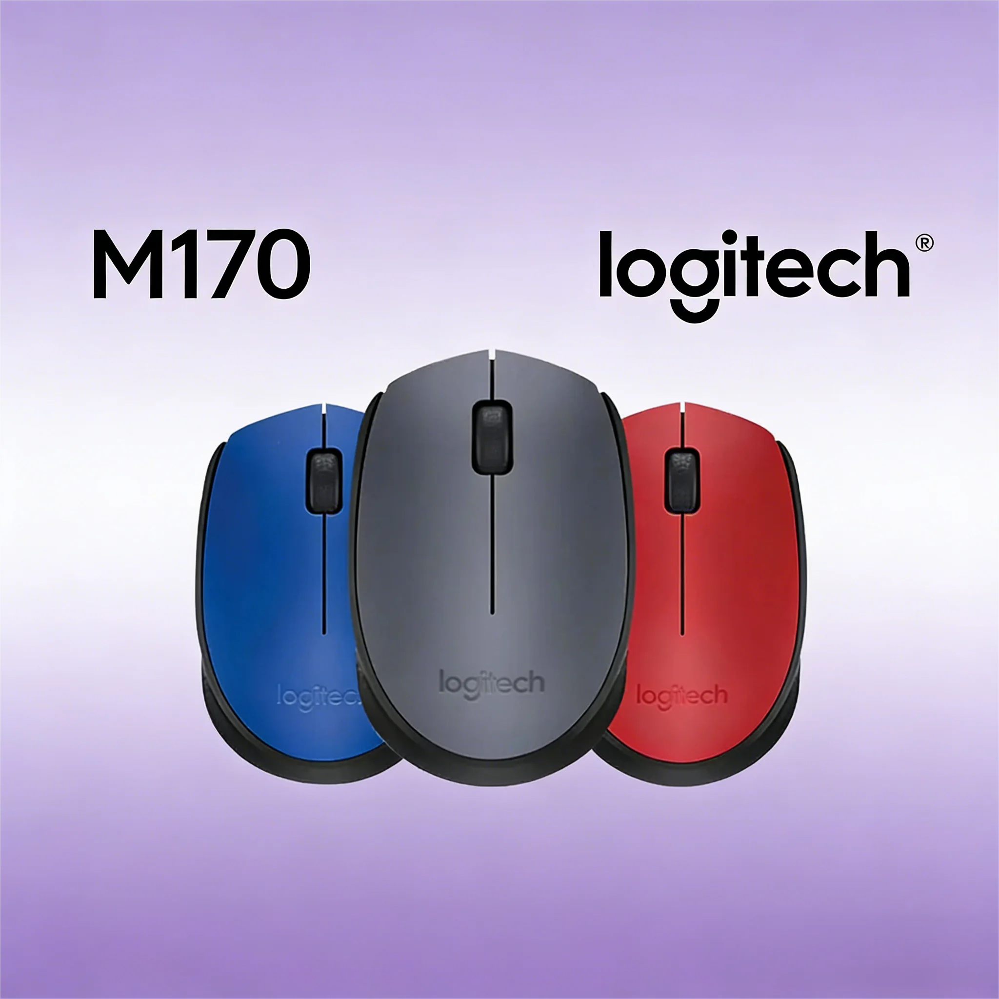 

Logitech M170 Wireless Mouse with USB Receiver, Comfort Grip, Portable for Laptop & Desktop