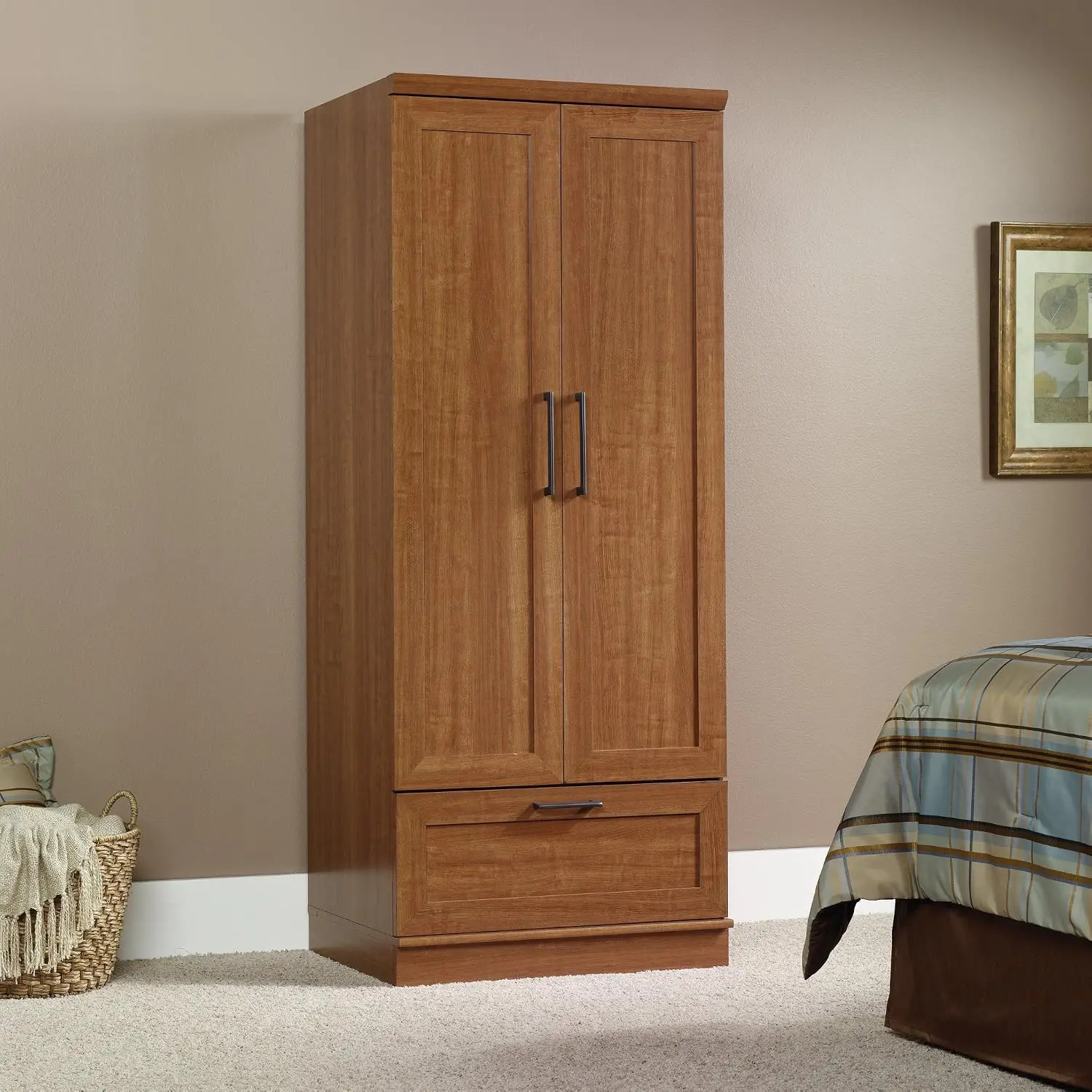 Sauder 411802 HomePlus Wardrobe/Storage Cabinet, L: 28.98