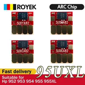 95U ARC Chip Refill 952 953 954 955XL Wkład kompatybilny z drukarką HP OfficeJet Pro 7740 8710 8715 8720 8730 8210 CISS