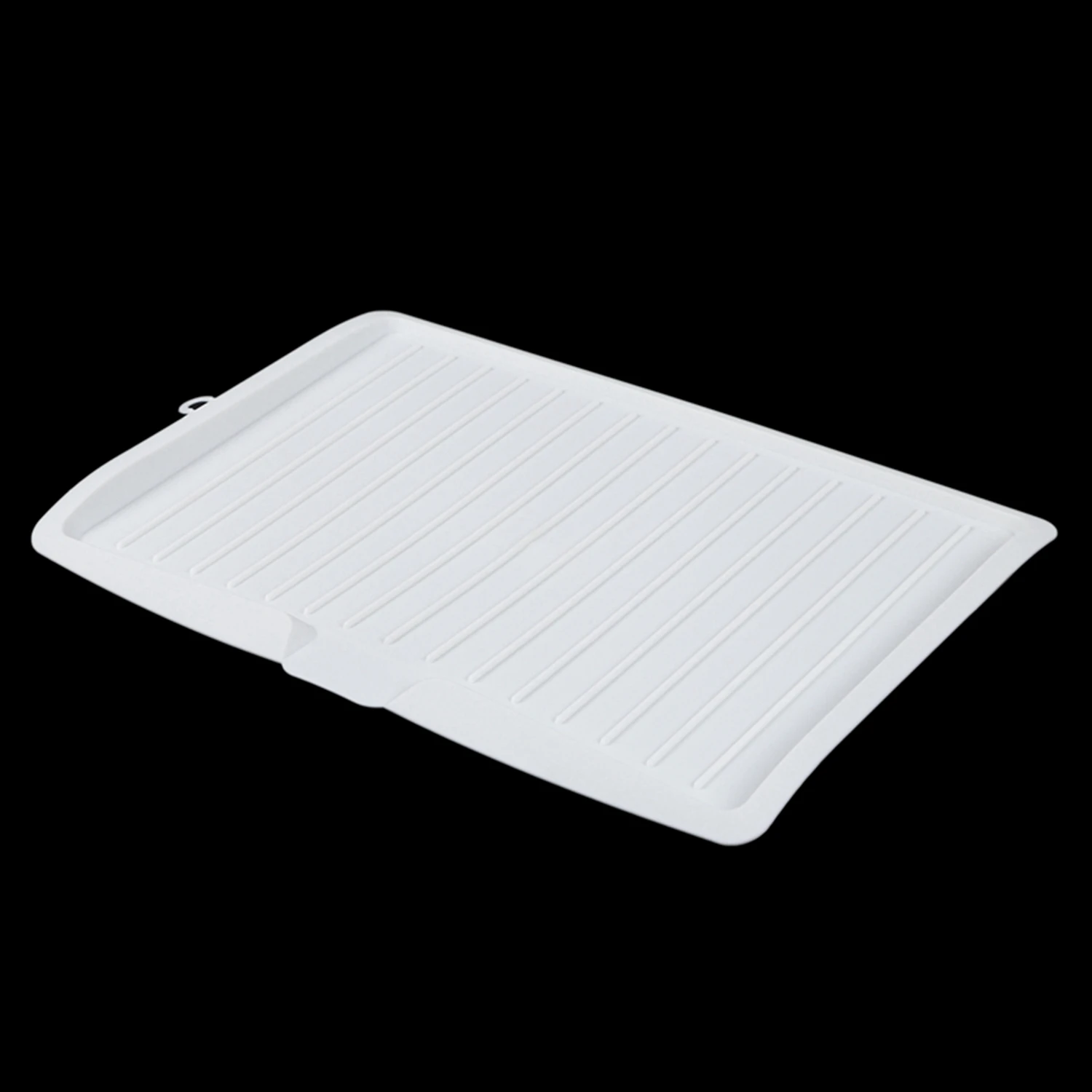 A19I-Plastic Dish Drainer Drip Tray Plate Cutlery Rack Kitchen Sink Rack Holder Large