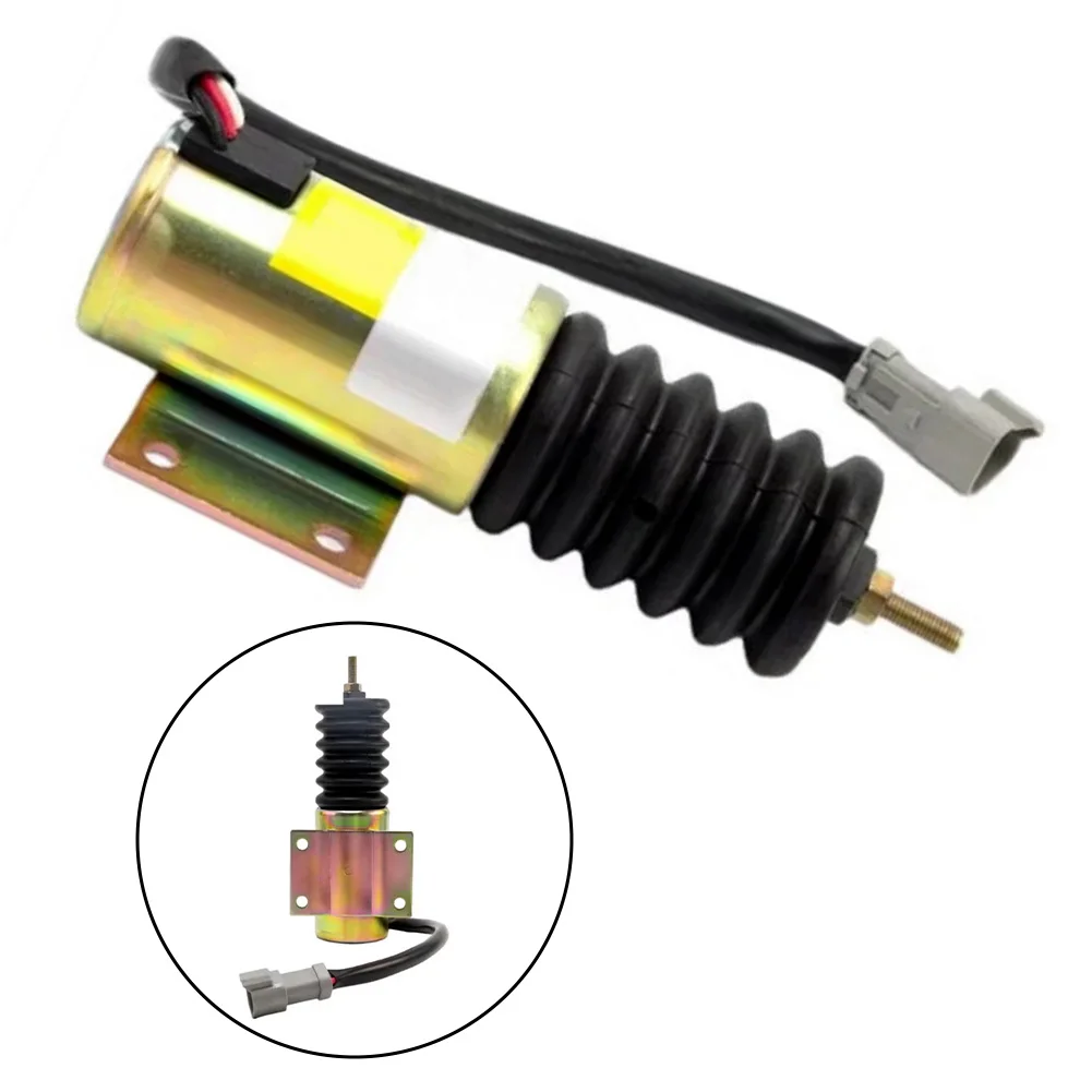 12V Fire Stop Solenoid Valve P613 A52V12 for Diesel Engine Units Agricultural Equipment and Construction Machinery