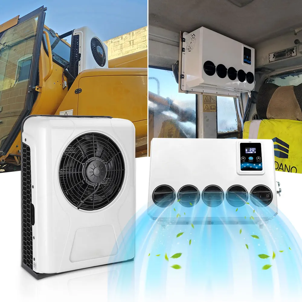 Image of Deutsches Lager: 10500 BTU Elektrische Split-Klimaanlage 12V für Auto, Bus, Van, Traktor, LKW, Campingbus, Boot