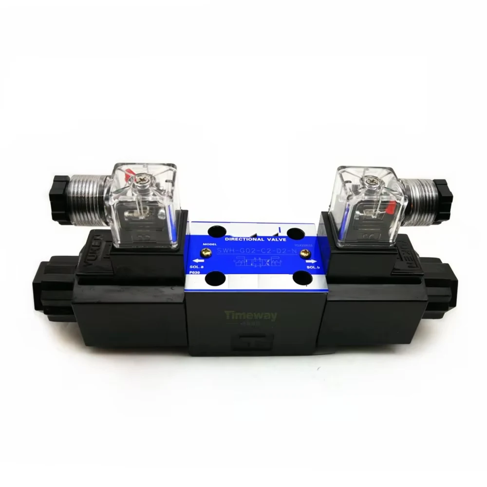 SWH-G02 Solenoid Operated Directional Valves SWH-G02-C2-D2-N 24V Hydraulic Control Valve