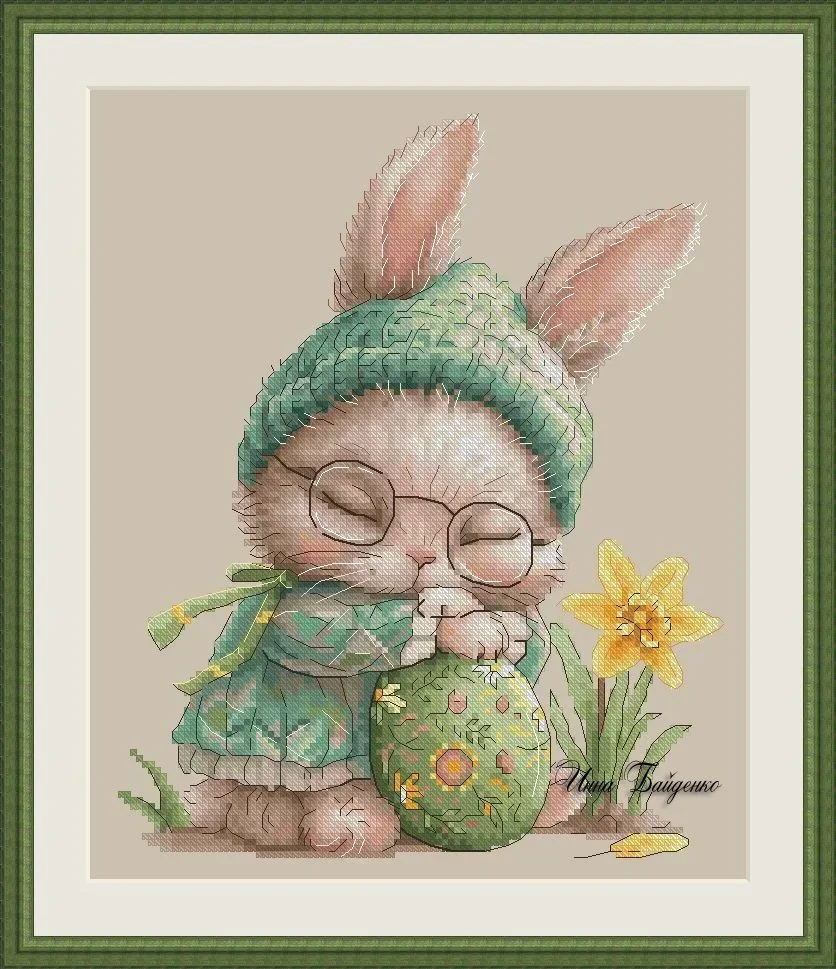 [ZZ4833-Sleepy Tutu] Stamped Cross Stitch Kit 14/16CT Pre Printed Canvas Cotton Thread Embroidery Needlework for Home Wall Decor