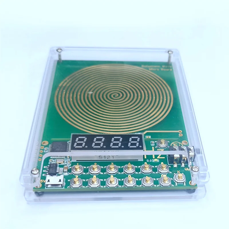 

DC5V Micro-USB 0.01Hz- 99999Hz Adjustable Frequency Sine Wave Signal Generator With Shell Including 7.83HZ Schumann Wave