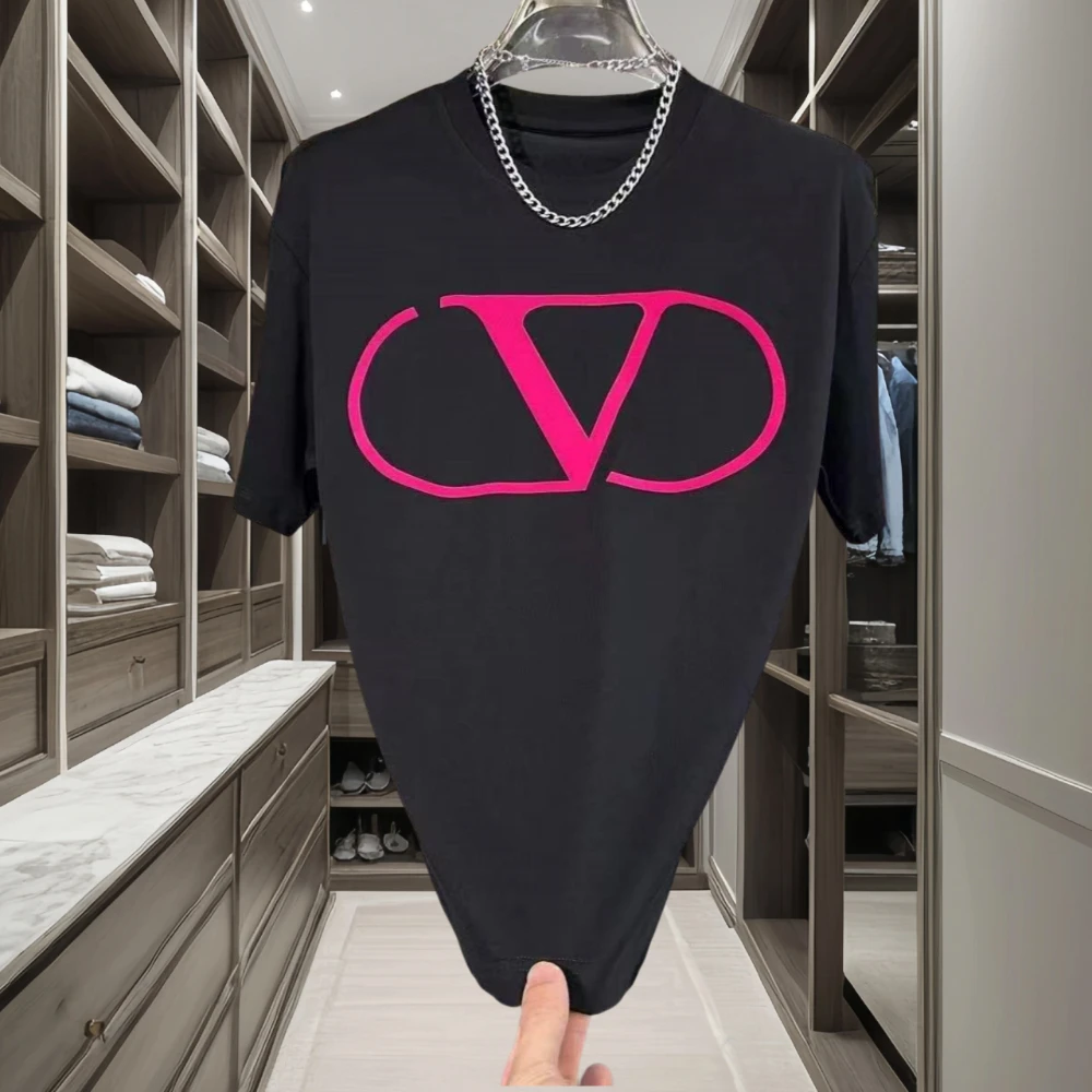 New Summer Fashion Cotton Printed T Shirt Unisex Short Sleeve Casual Top for Men and Women Trendy Design Comfortable Fit