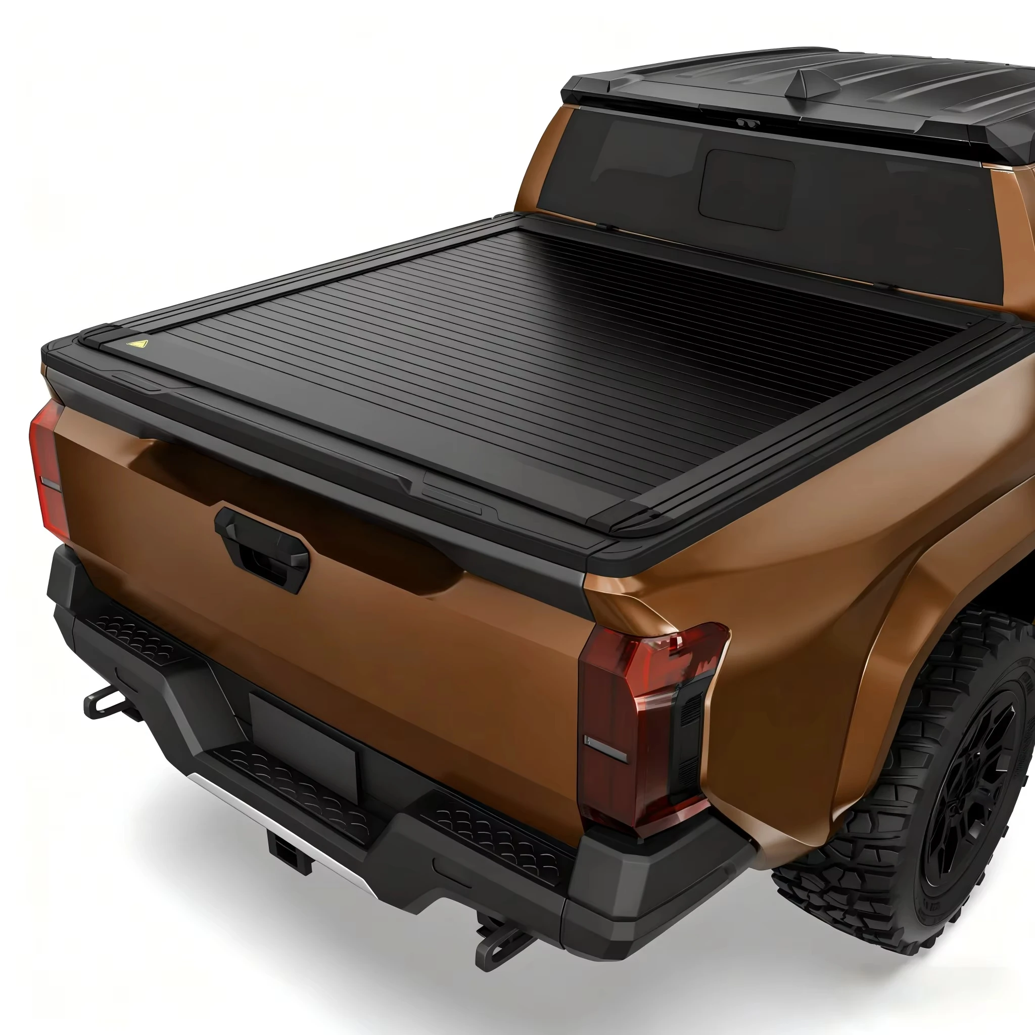 Pickup Truck Accessories Electric Aluminum Alloy Retractable Roller Shutter Type Cargo Box Cover Black for Toyota Tocoma 6.0ft