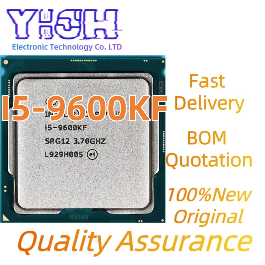 

100%New Original i5-9600KF i5 9600KF SRG12 6Cores 6Threads LGA1151 14nm 4.6GHz 9Mb L3 i5 9600 KF