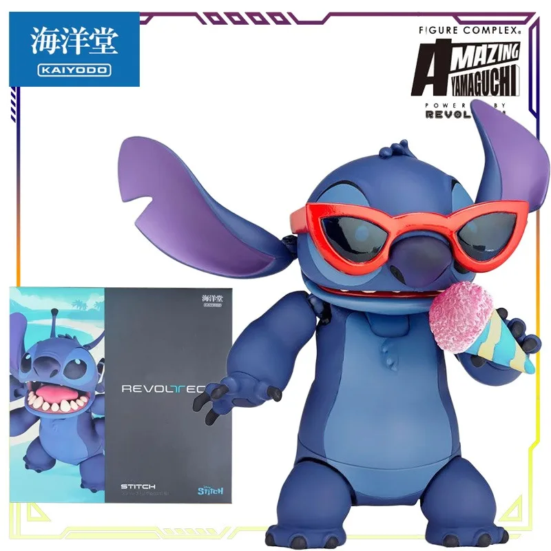 

KAIYODO оригинальная серия Revoltech Lilo & Stitch, аниме, экшн-фигурка, модель игрушки, подвижная модель, украшения, подарки для мальчиков