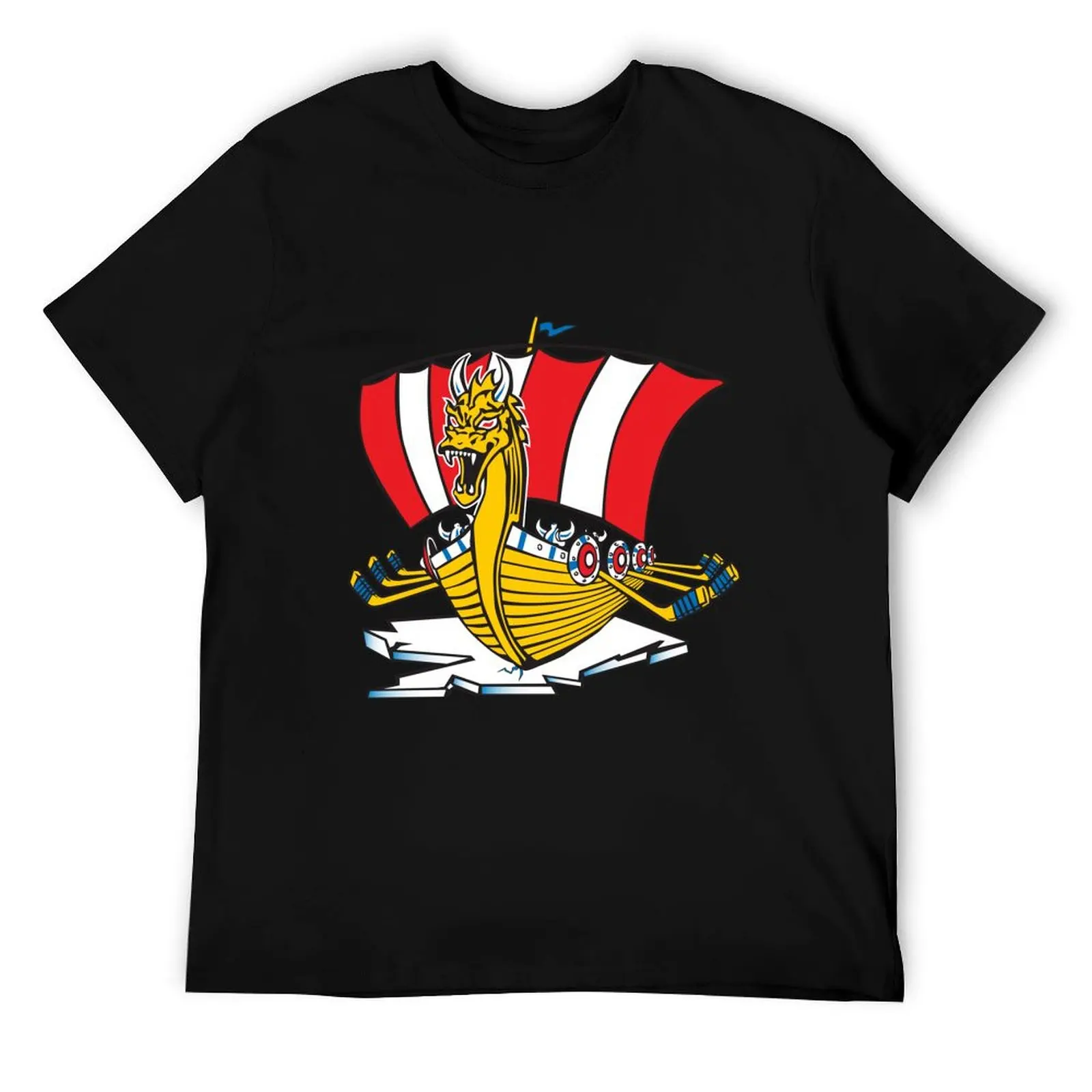 

Baie Comeau Drakkar T-Shirt t shirts for man pack cotton man t shirts graphic man t shirt designer T-Shirt