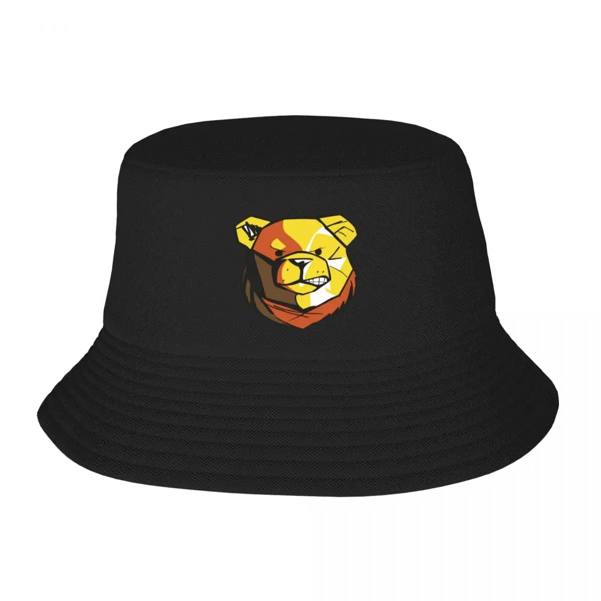 ROBUST BEAR GRRR Bucket Hat New Hat Anime Sun Hat For Children Rugby Women's Beach Visor Men's