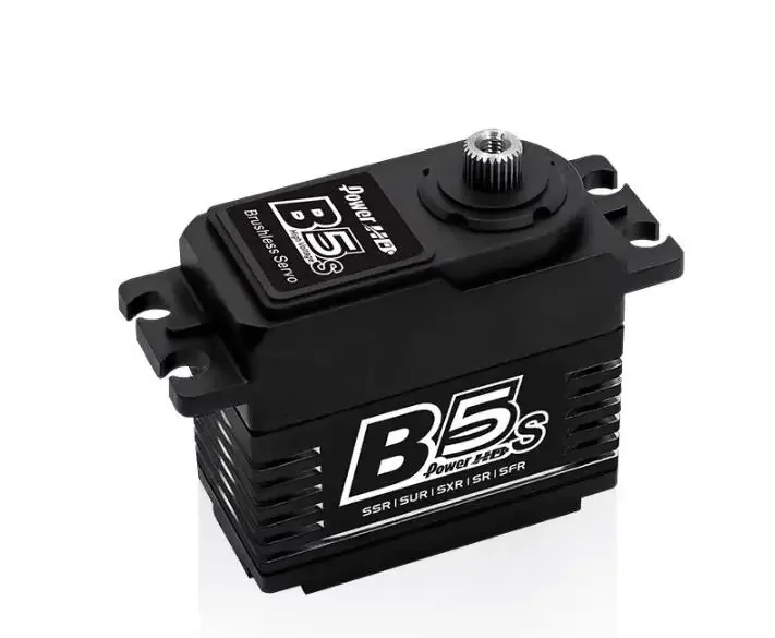 

Power HD B5 B5S 20KG High Torgue Brushless Matel Gear Servo 8.4V HV 0.055 sec 60G for RC Airplane 3D F3A car