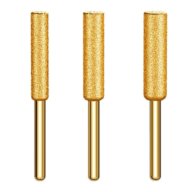3PCS Chainsaw Chain Grinder Electric Sharpening Tool with Diamond Abrasive Wheel for Oil Saw