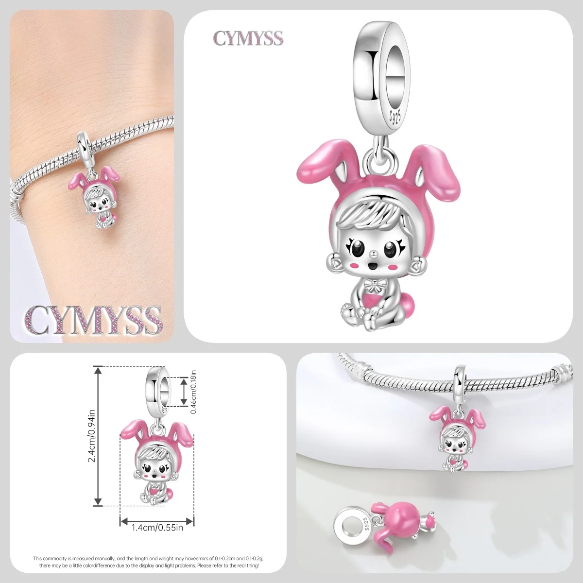 HEIßER 925 Sterling Silber Cartoon Charakter Arzt Krankenschwester Paare Perlen Fit Frauen Armbänder Charms DIY Geburtstag Party Geschenke Schmuck – Detail 21