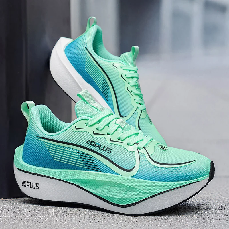 Herren Marathon-Laufschuhe Sport-Wanderschuhe Carbonplatte Atmungsaktiv Leicht Komfortabel Damen Sportliche Freizeitschuhe Outdoor – Detail 4