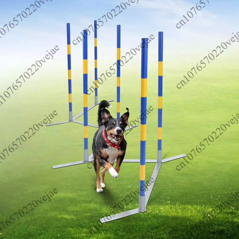 Dog Agility Equipment Fci International Competition Grade Pet Dog  Around The Rod Can Change The Track Spacing Sun Moisture