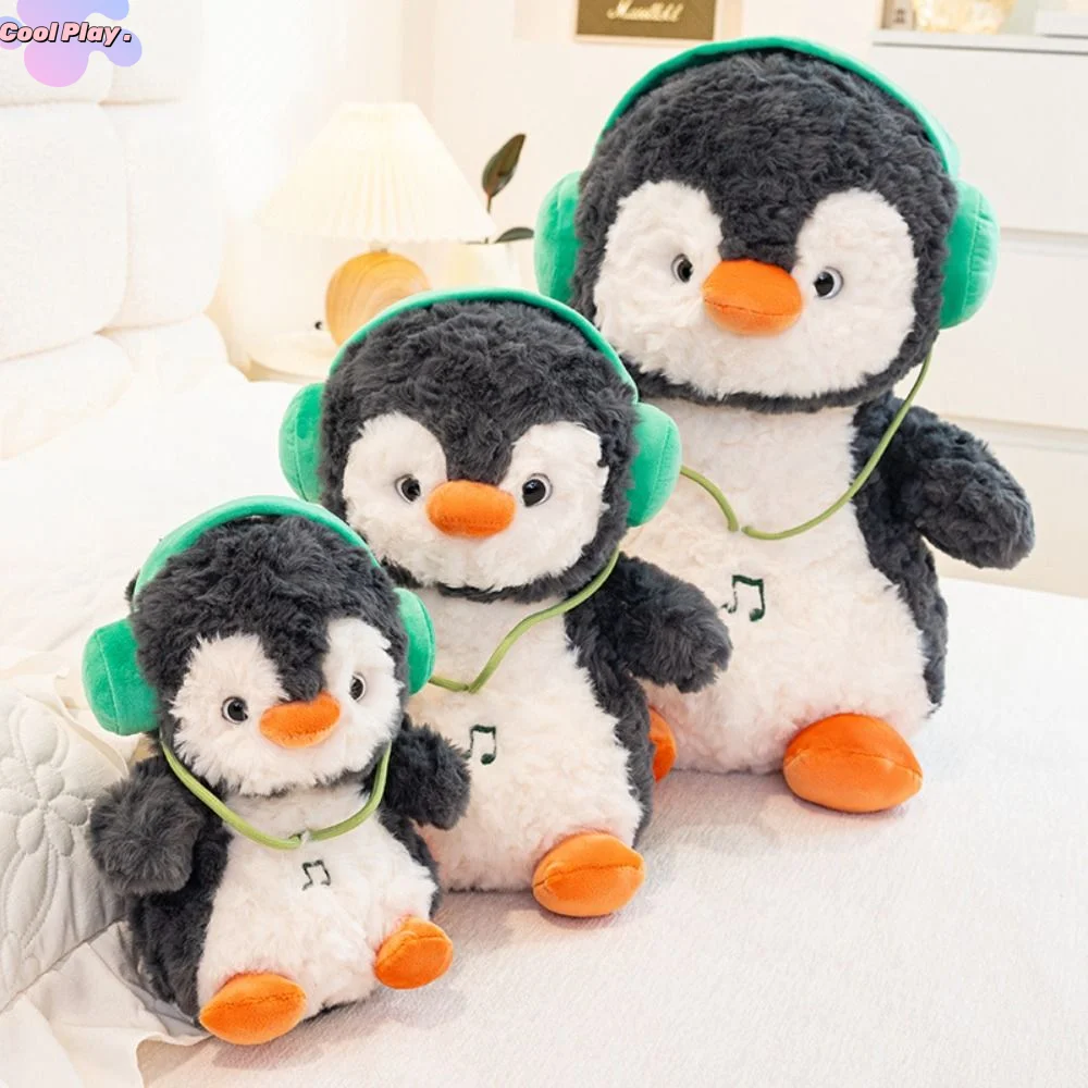 

Animal Doll Soft Material Penguin Plush Toy Cartoon Style Chubby Design Stuffed Animal Children Gits Soft Doll Home Deco