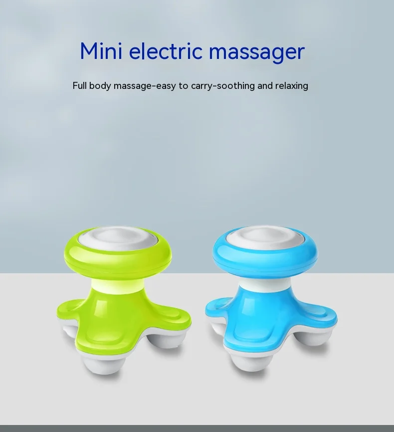 

Multi-functional neck and full-body mini massage device for home use, USB charging