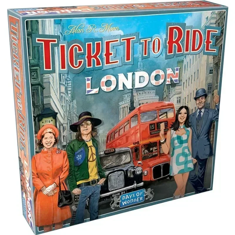 Ticket to Ride London Board Game English Family Multiplayer Friends Party Play Cards Game Plot Collection Toys Gifts