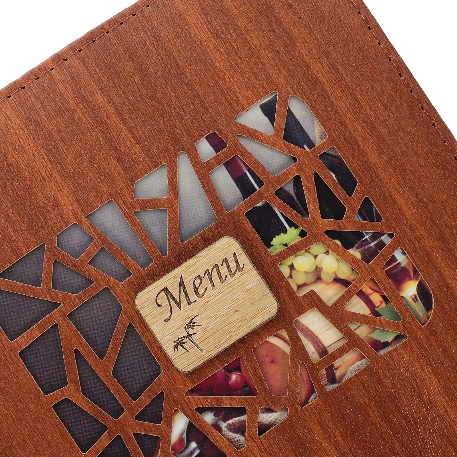 

Transparent Restaurant Menu Covers Double Views Folder Protective Cover For Coffee Shop Hotel Metal Corners Long Lasting High