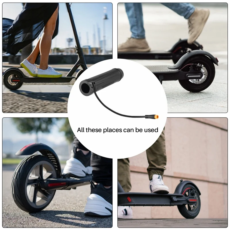 Imagem -05 - Scooter Elétrico Thumb Throttle E-bike Handle Bicycle Grip Peças de Controle de Velocidade Himo C20