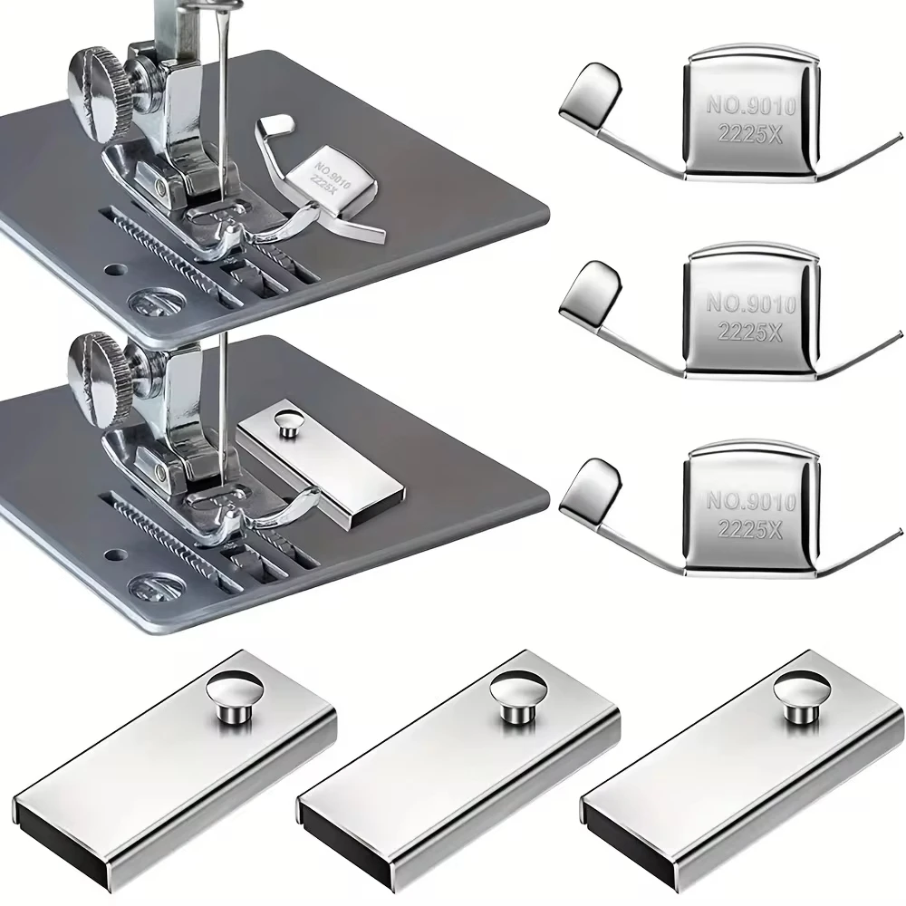 1/2Pcs Sewing Machine Flat Car Magnet Gauge Strong Magnetic Gauge Locator Strong Magnetic Pull-By Backer Retainer Aircraft