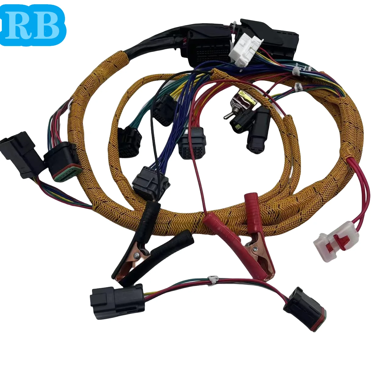 配線ハーネス D04FR D06FR エンジンテスト掘削機コンピュータボードエンジンスタートケーブル三菱に適用