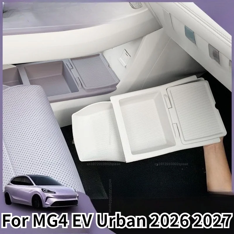 Für MG 4 MG4 EV Urban 2026 2027 Unter-Mittelkonsolen-Aufbewahrungsbox, maßgeschneidert, rutschfest, ABS, Auto-Innenraum-Organizer-Zubehör – Detail 1