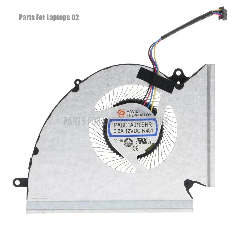 p Replacement CPU / GPU Cooling Fan for MSI GP76 GE76 WE76 MS-17K2 MS-17K3 PABD1A010SHR-N452 PABD1A010SHR-N451