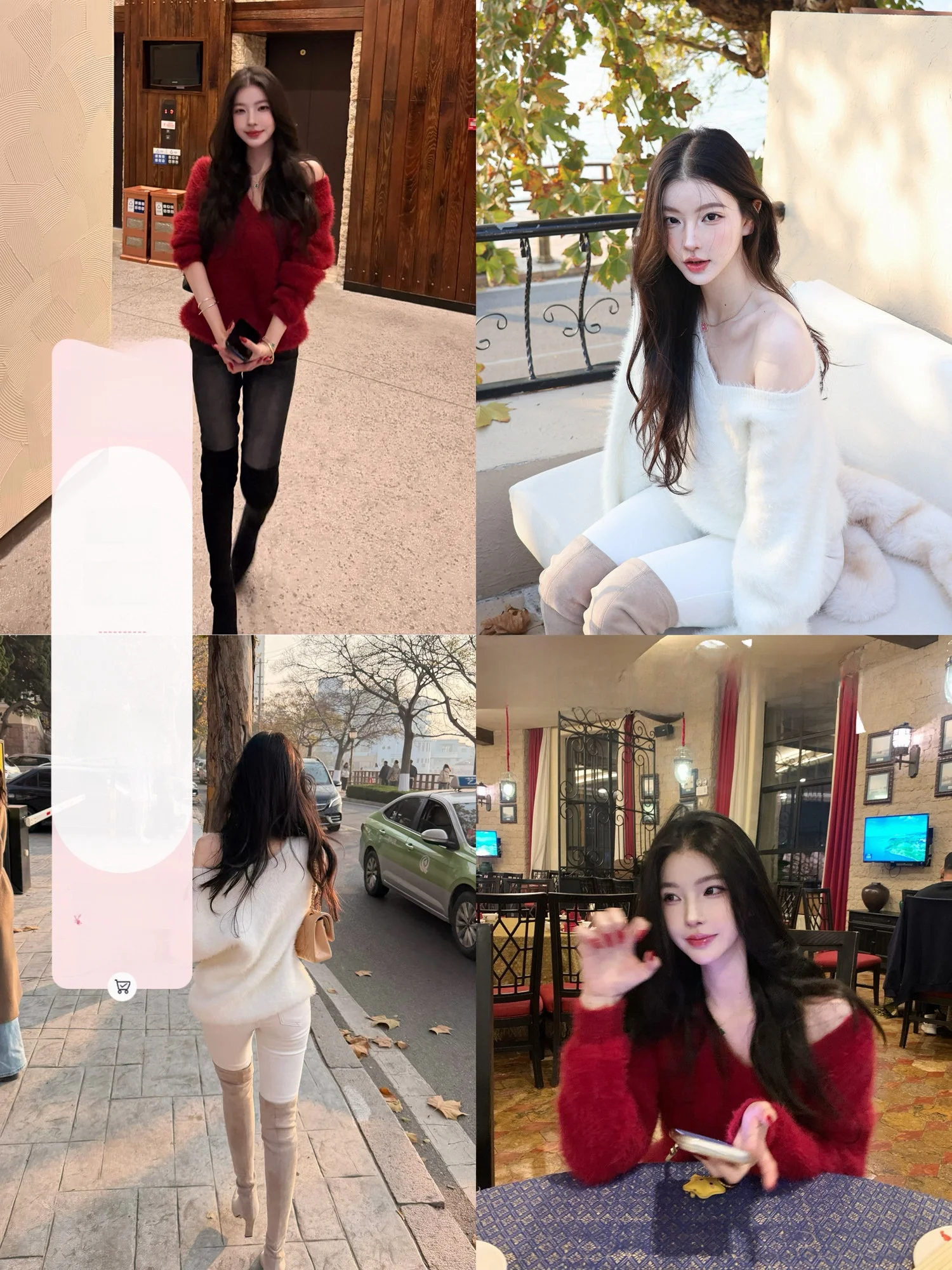 

Soft Rabbit Fur V-ne Sweater Women's Autumn Winter Cisas Knitted Long Sve Top Casual Comfortable Loose Fit Faion