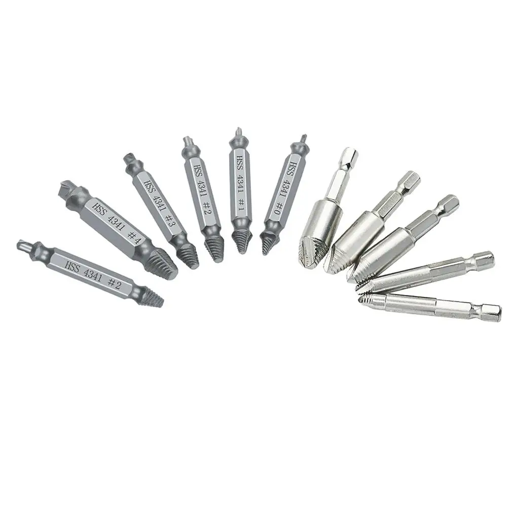 Damaged Screw Extractor Set Stripped Screw Kit for Broken Bolt Extractor