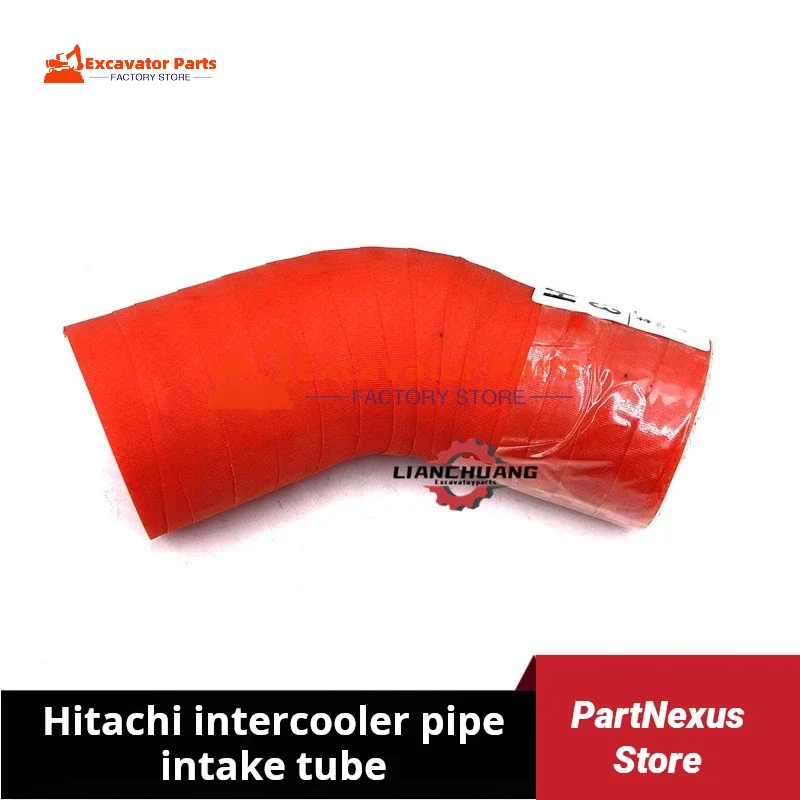 For Hitachi ZAX200 210 240 270 3 Intercooler Pipe Turbocharger Intake Pipe 4643558H Hose Excavator Parts