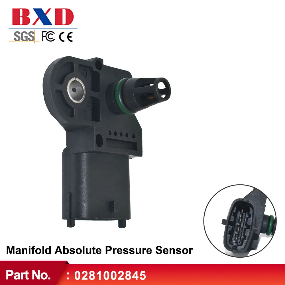 

Датчик абсолютного давления в коллекторе 0281002845 Для Opel Signum Vectra, Saab, Alfa Romeo, Fiat Croma Doblo Ducato