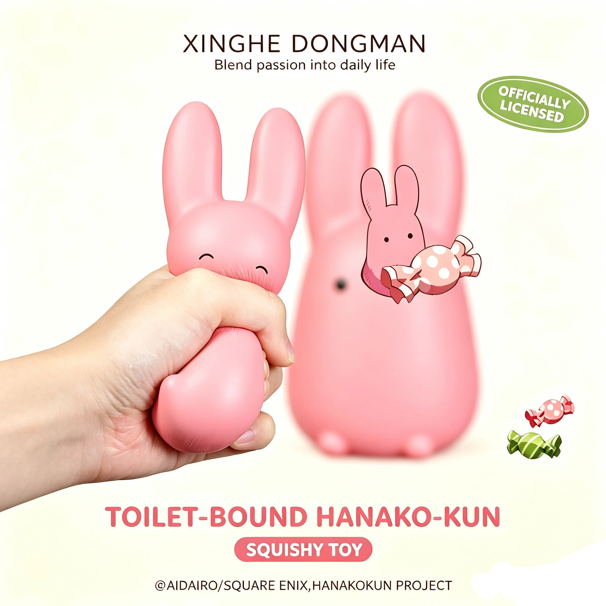 Toilet-Bound Hanako-kun Mokke China Official Authorization Mononoke Squishies Needoh Nice Berg