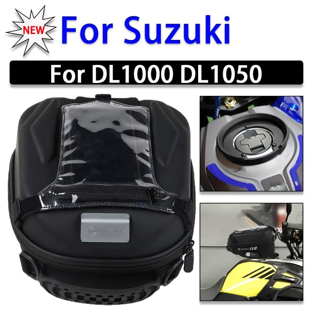 

New Tank Bag Luggage Tanklock Storage Bags Phone Bag For SUZUKI Vstrom DL1000 V-Strom DL 1000 1050 XT 1050XT 1000XT Accessories