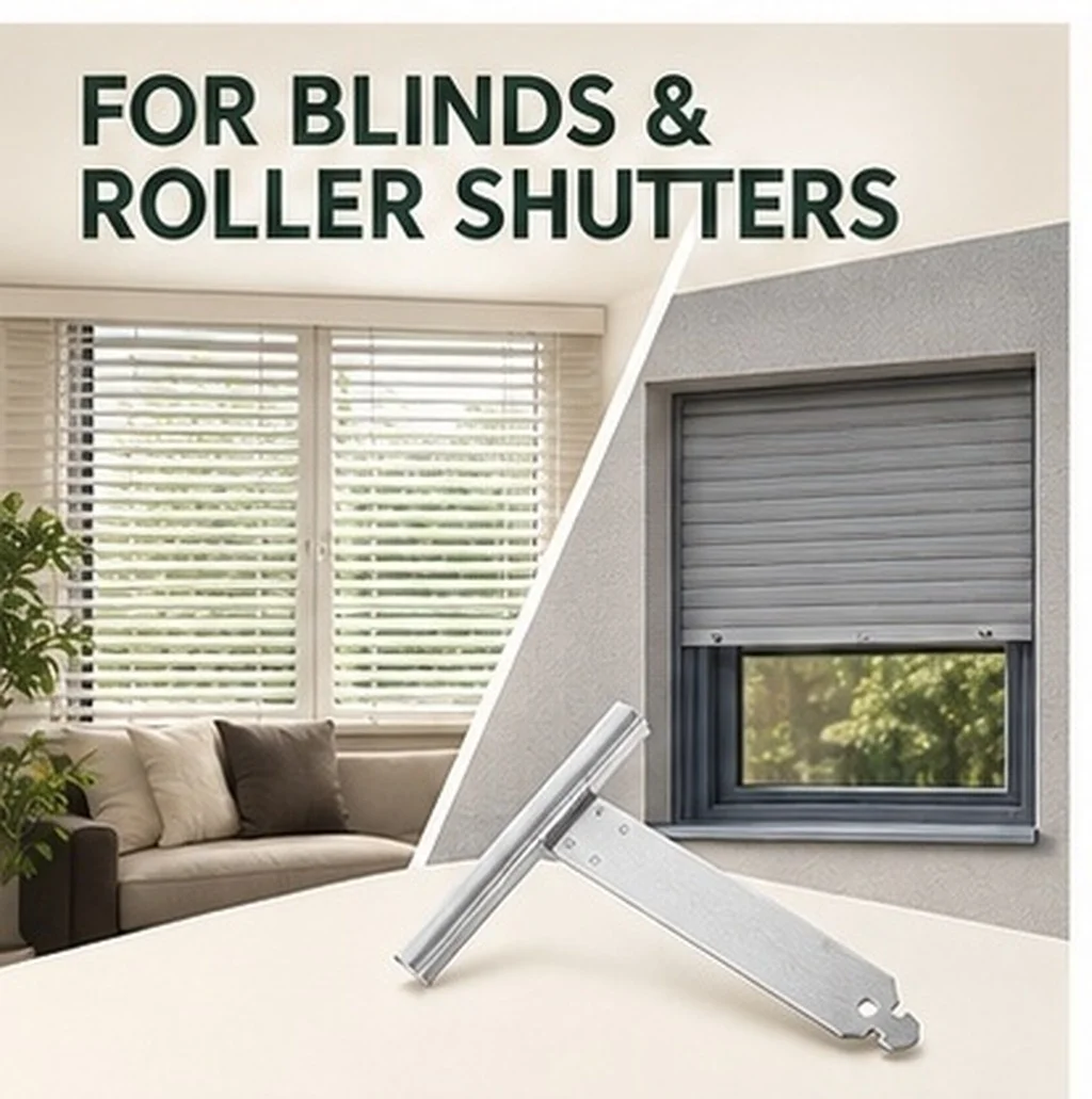 4Pcs Stainless Steel Roller Blind Spring Hanging Piece for Adjustable Lifting Speed External Sunshade Light Blocking Privacy
