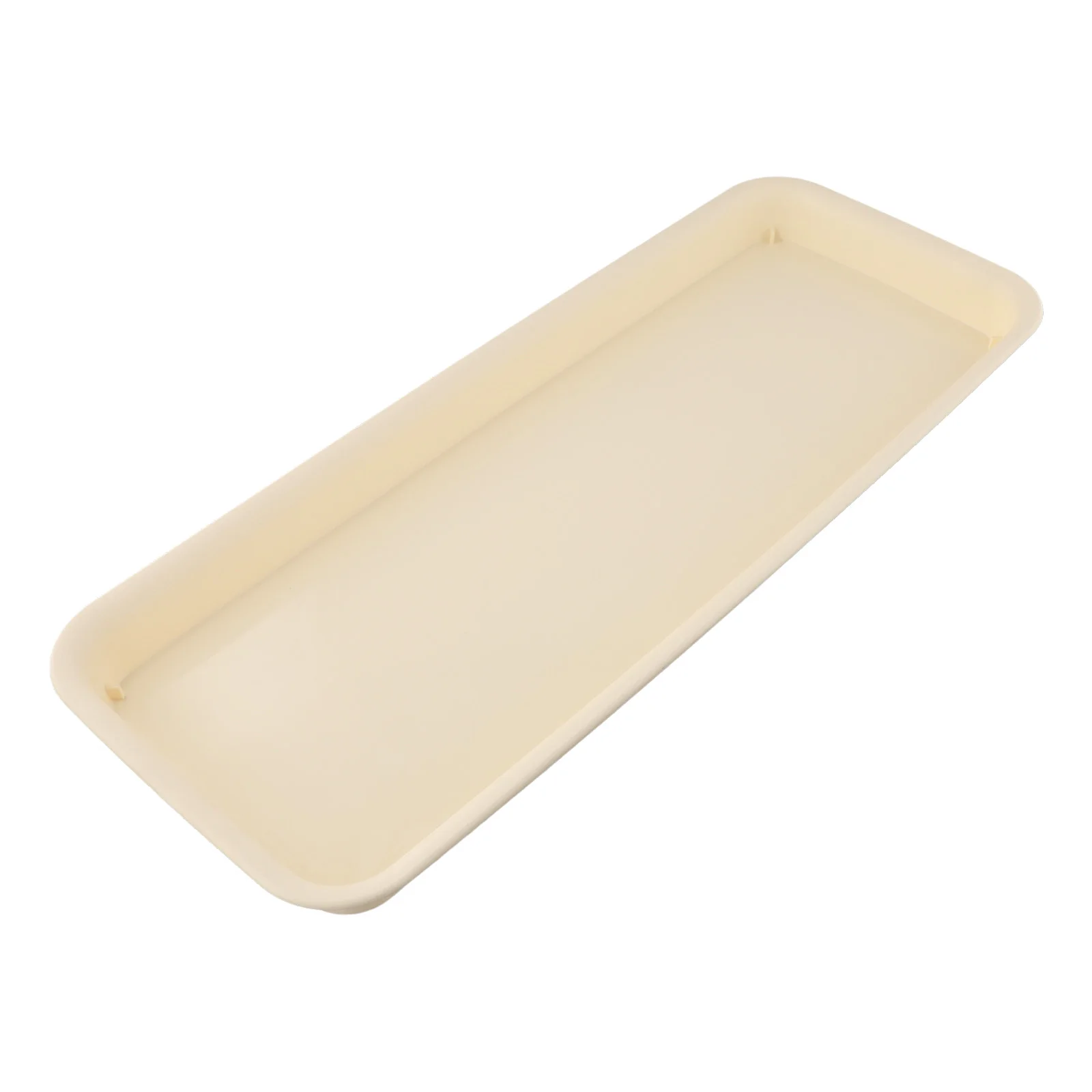 Indoor Outdoor Resin Plant Saucer Drip Tray Rectangle Tray Designed to Collect Excess Soil Water and Protect Surfaces