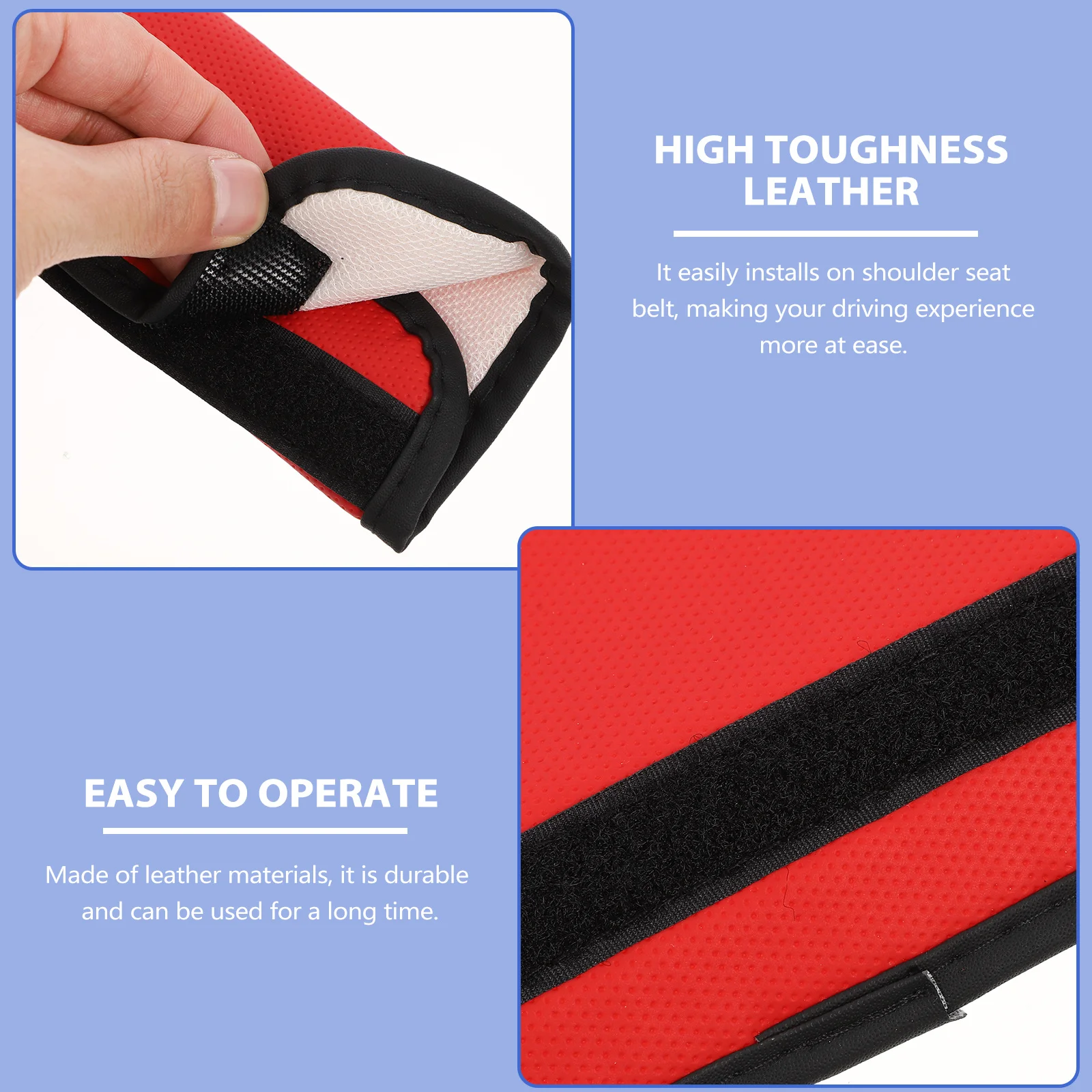 Car Cover Safety Strap Shoulder Pad Durable Car Protector Cushion Auto Accessories Protector