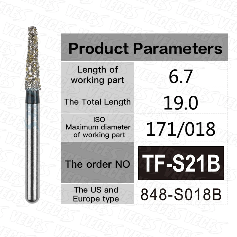 TR Typ Extra Grobe Dental Diamant Bohrer Standard Zahnmedizin Erdbeeren Bohrer Zahnarzt Werkzeuge FG High Speed Bur 1,6mm 10 stücke