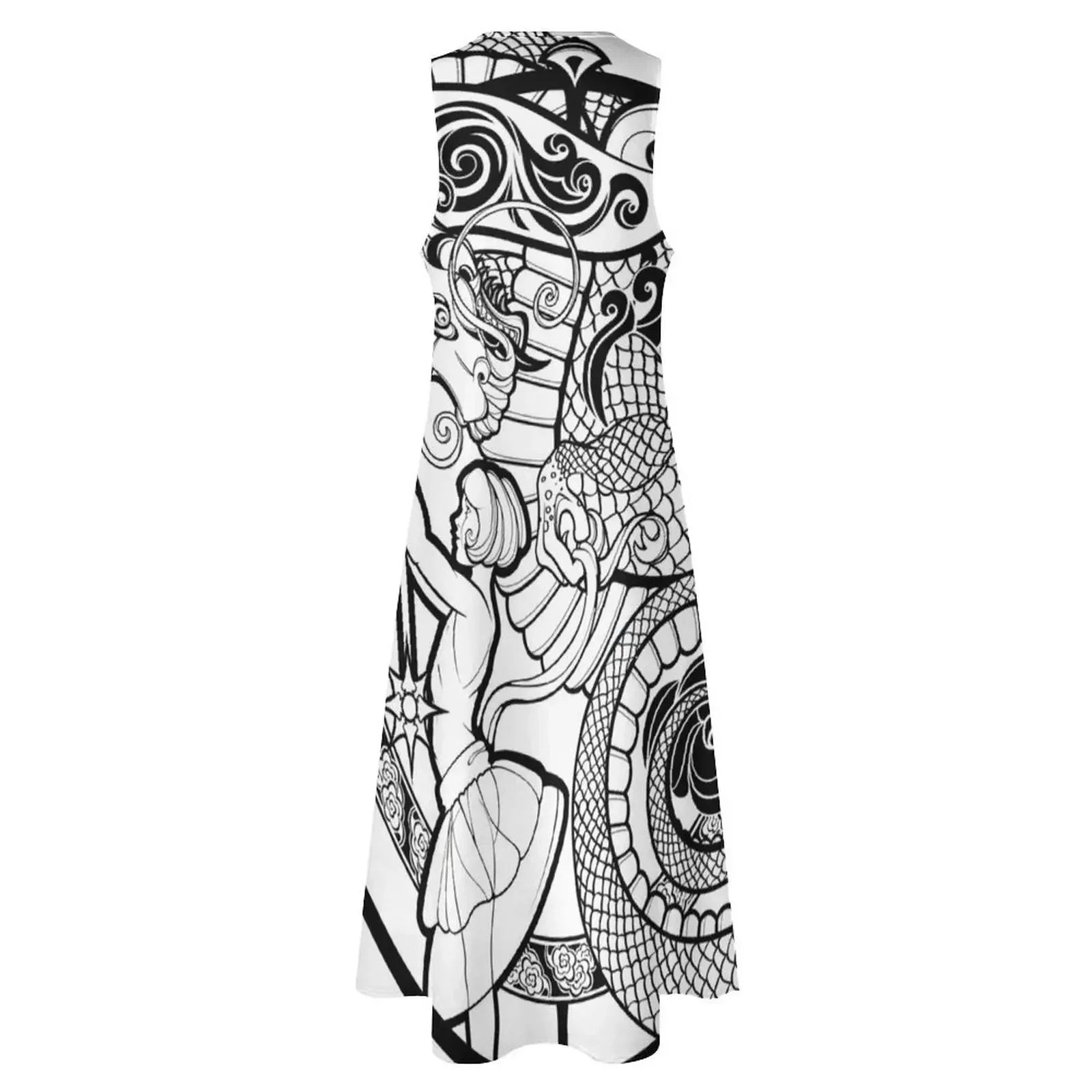 La ragazza con il drago aquilone Abito lungo Abito da ballo abito estivo donna coreana abiti donna estate 2025 Abito