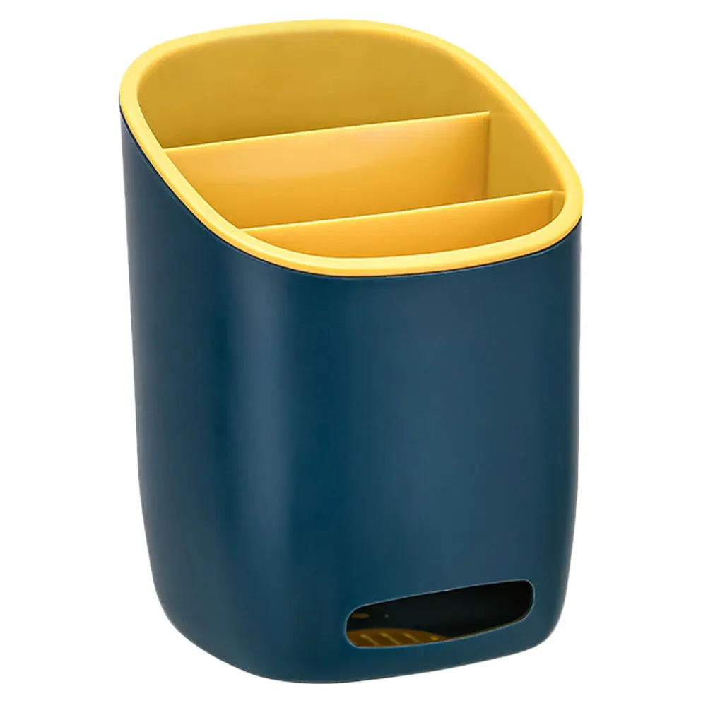 

Multifunctional Draining Cage Kitchenware ganizer Blue Yellow Chopstick Storage Box Small Size Lightweight Safe Material