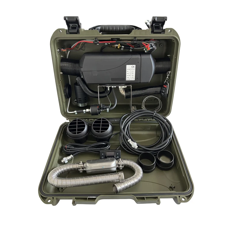 

JP New All in one portable 12V 24V 2KW Parking Heater Outdoor Tent Camping Home Diesel Air Heater For Boat Car And Truck