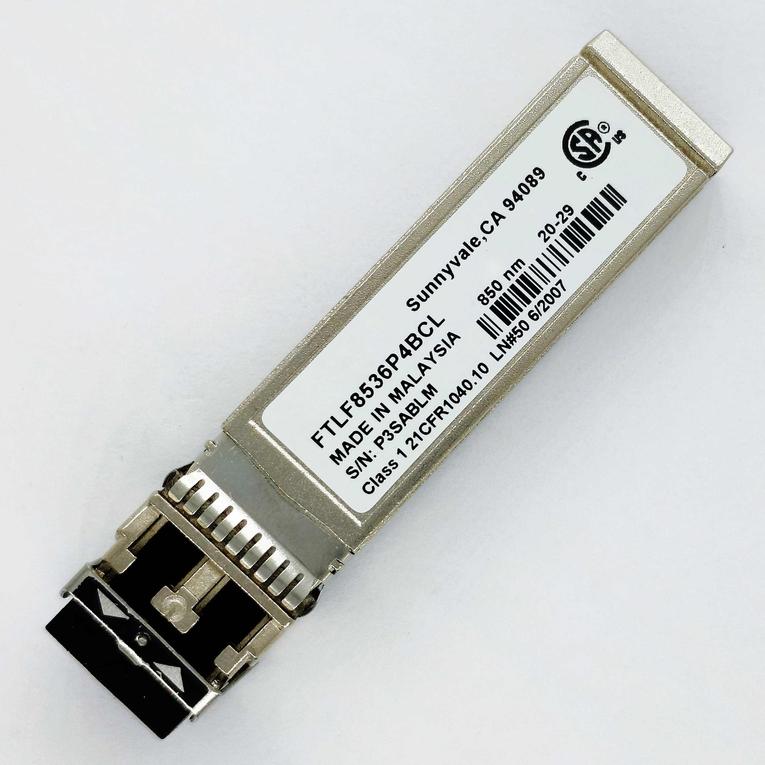 

Genuine For Finisar FTLF8536P4BCL 25GE 850nm SR 0.1km 100m SFP28 MM Duplex LC Transceiver Optical Module