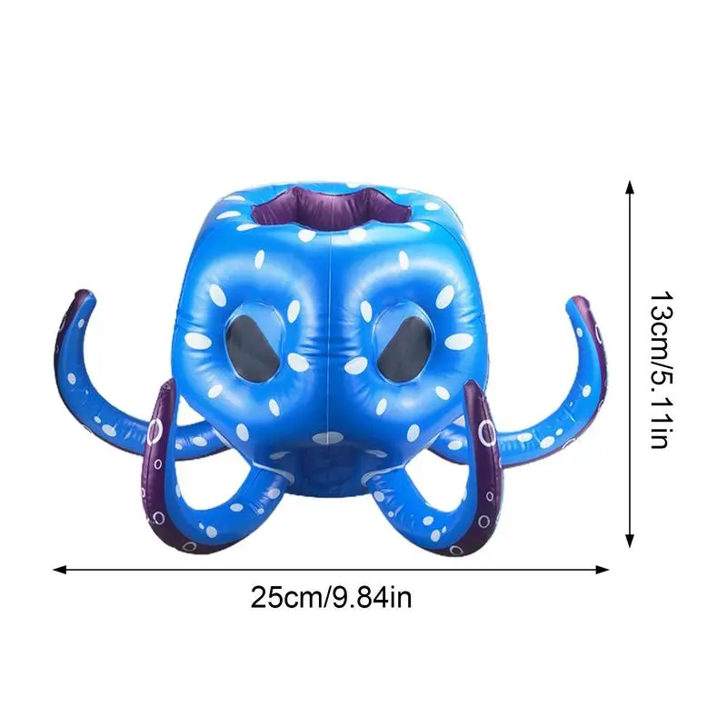 Octopus Water Toy Inflatable Octopus Basketball Hoop Toss Game Fun Octopus Toy For Children's Indoor & Outdoor Play Cool Summer