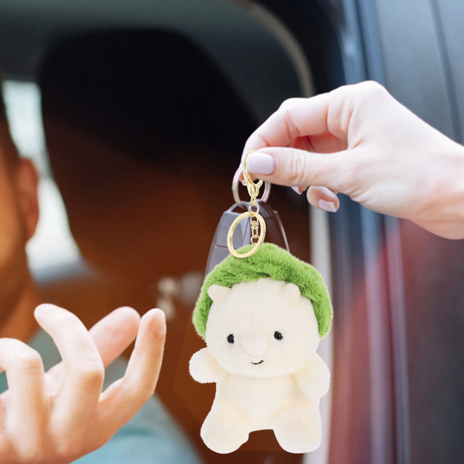 

Dinosaur Keychain Pendant Stuffed Animal Cartoon Decorative Bag Charm Gift Idea Dinosaur Keychain Animal Key Chain