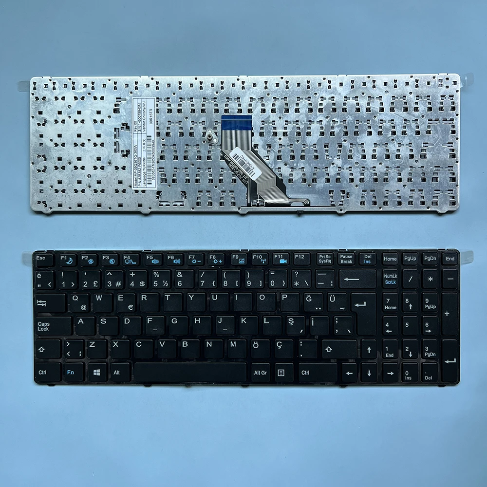 

XIN Turkish Laptop Keyboard For ECS MT50 MT50II1 MT50IN DNS 0157894 0157896 0157899 0157900 0164780 MP-09Q36TQ-360W 82B382-F6000