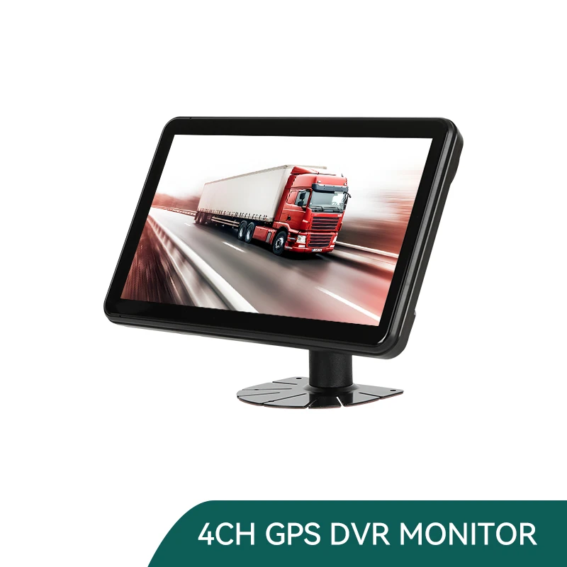 4G GPS Wifi Opiton 4-Channel 512G Storage Blind Spot Radar BSD Alarm 4CH Dvr Monitor Touch Screen For Truck RVs Bus Trailer