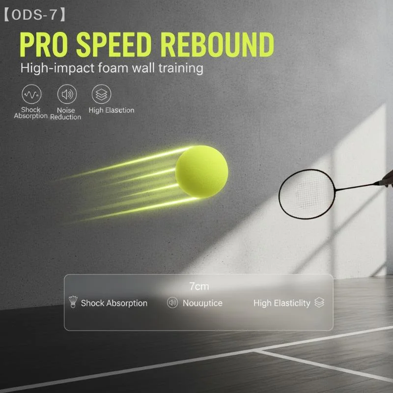 [ODS-7]Badminton Training Rebound Sponge Shuttlecock Low Noise Durable for Racket Swing Practice Indoor Home Use【WO】